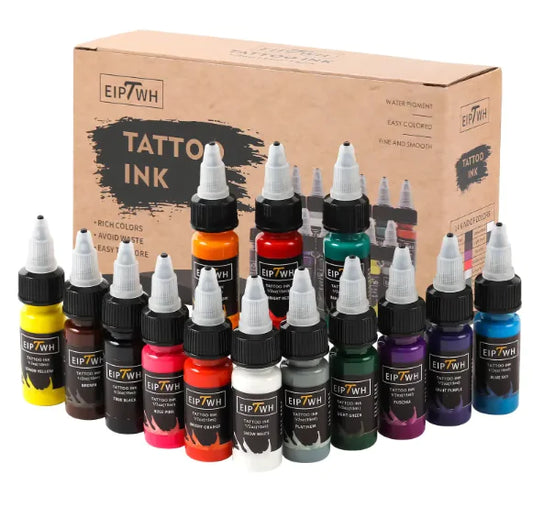 14 Colors Hardcover Tattoo Ink Tattoo Pigment 15ML
